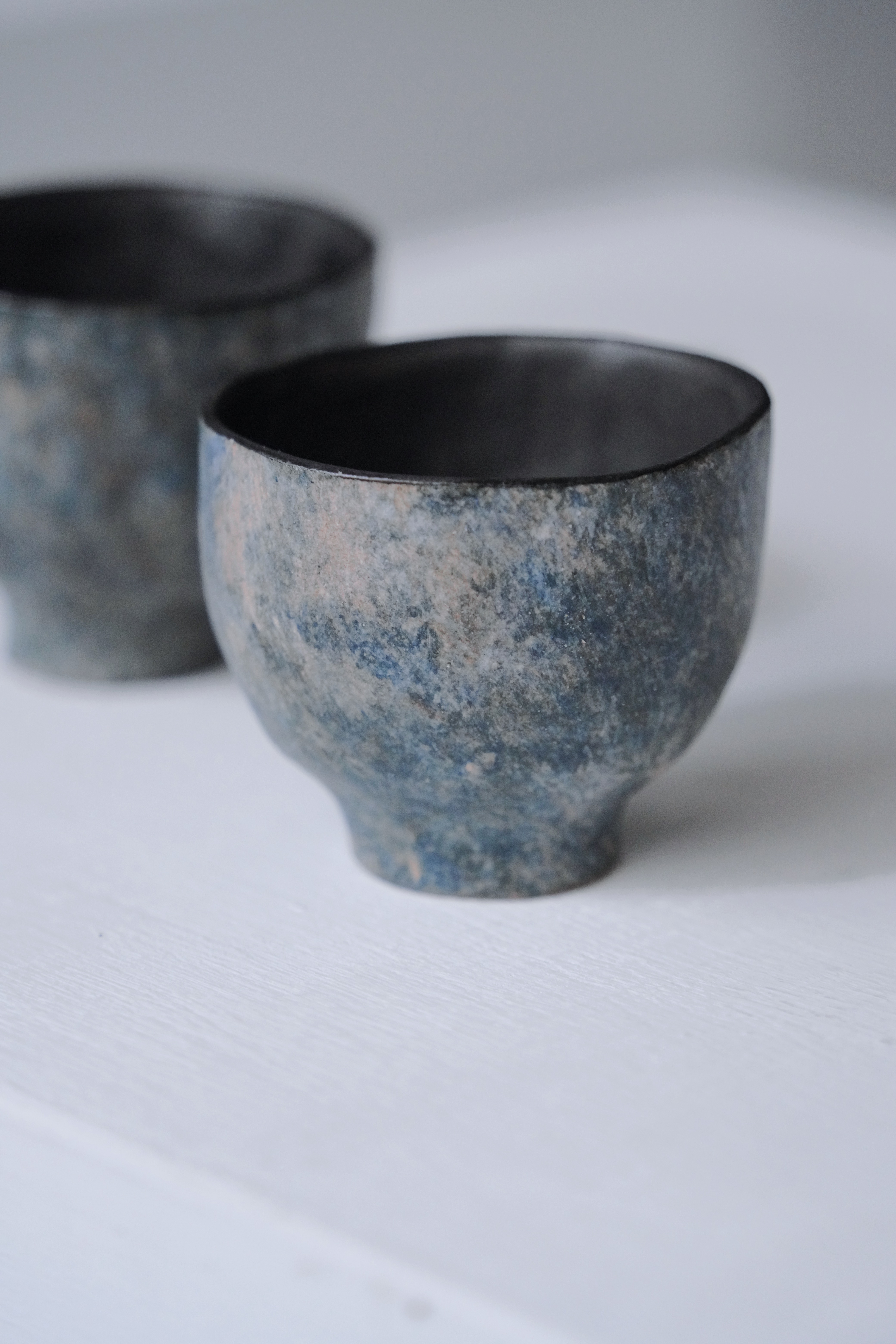 稀微 hi-bî ｜大美陶作個展｜青花黑釉小杯+