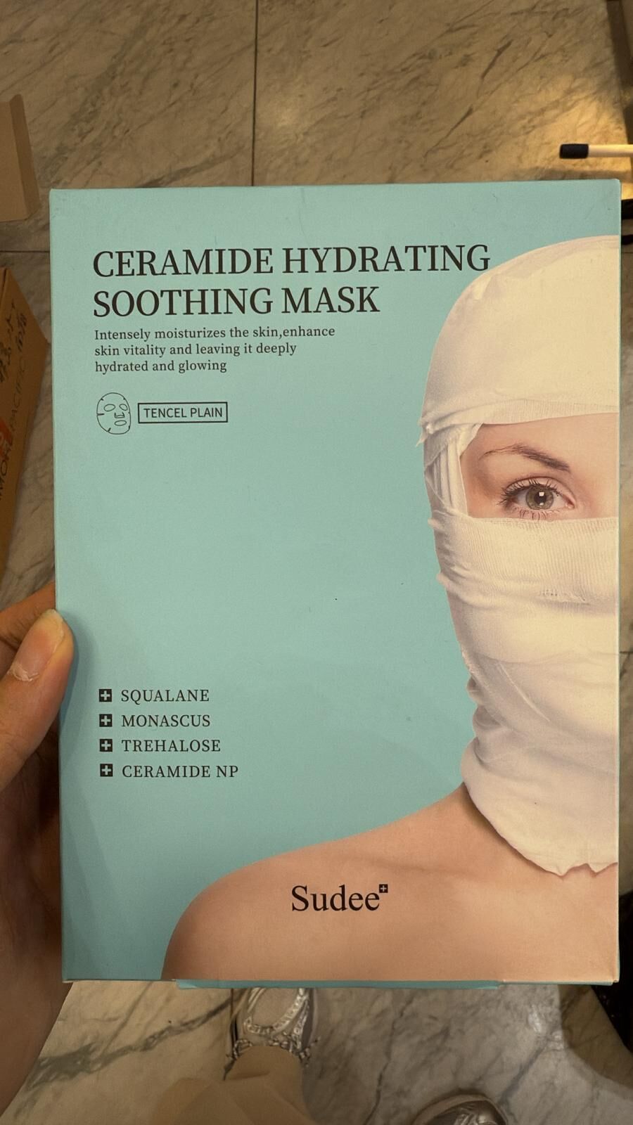 SJ048 sudee 面膜 藍色 30g x 5 EXP：08.2026