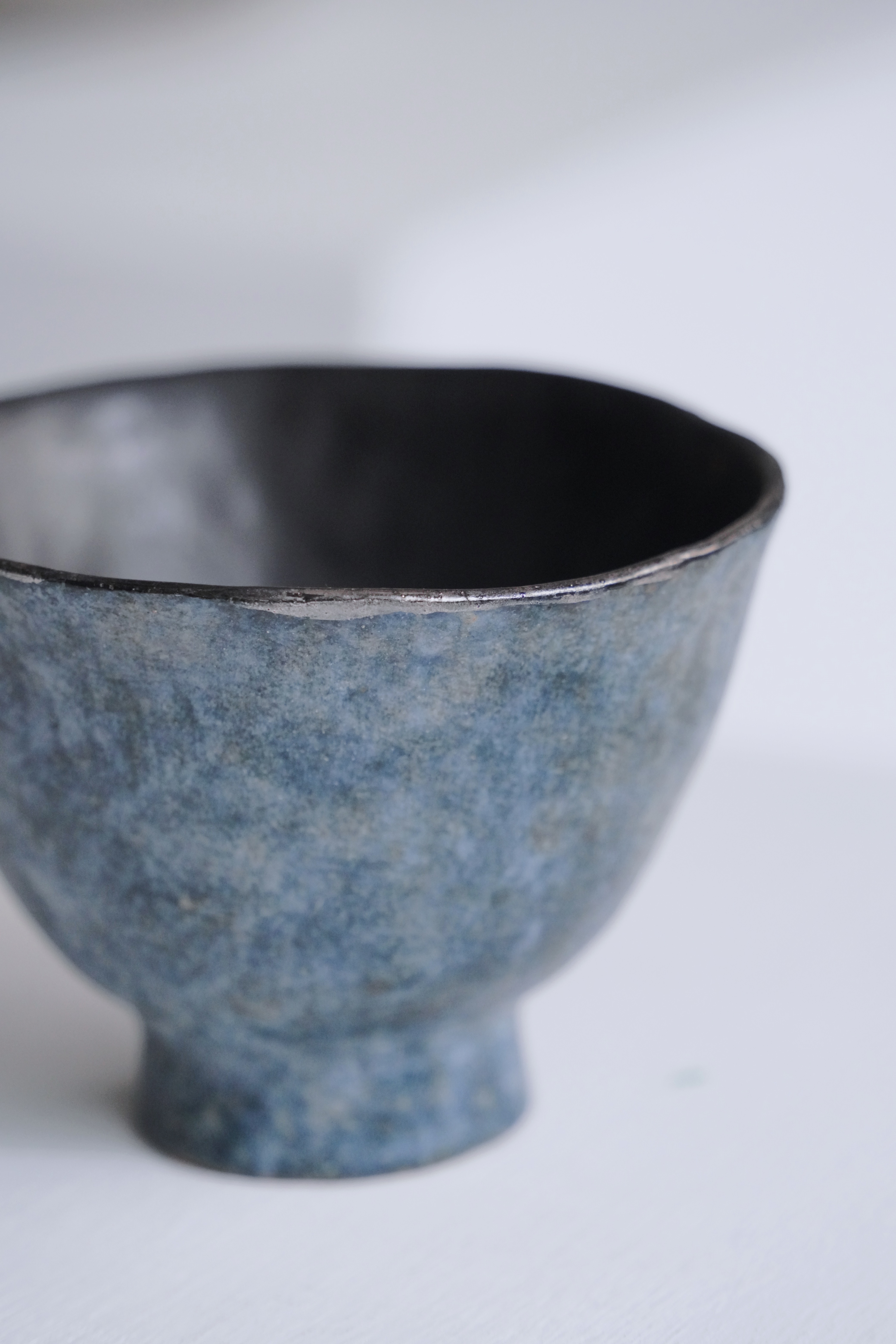 稀微 hi-bî ｜大美陶作個展｜青花銀邊小碗