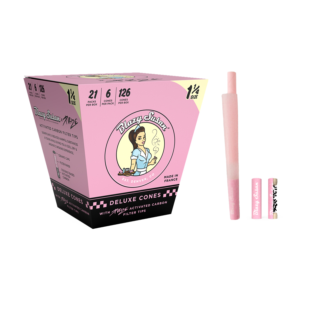 1 1/4 PRE ROLLED CONES - 6 COUNT BY BLAZY SUSAN X PURIZE