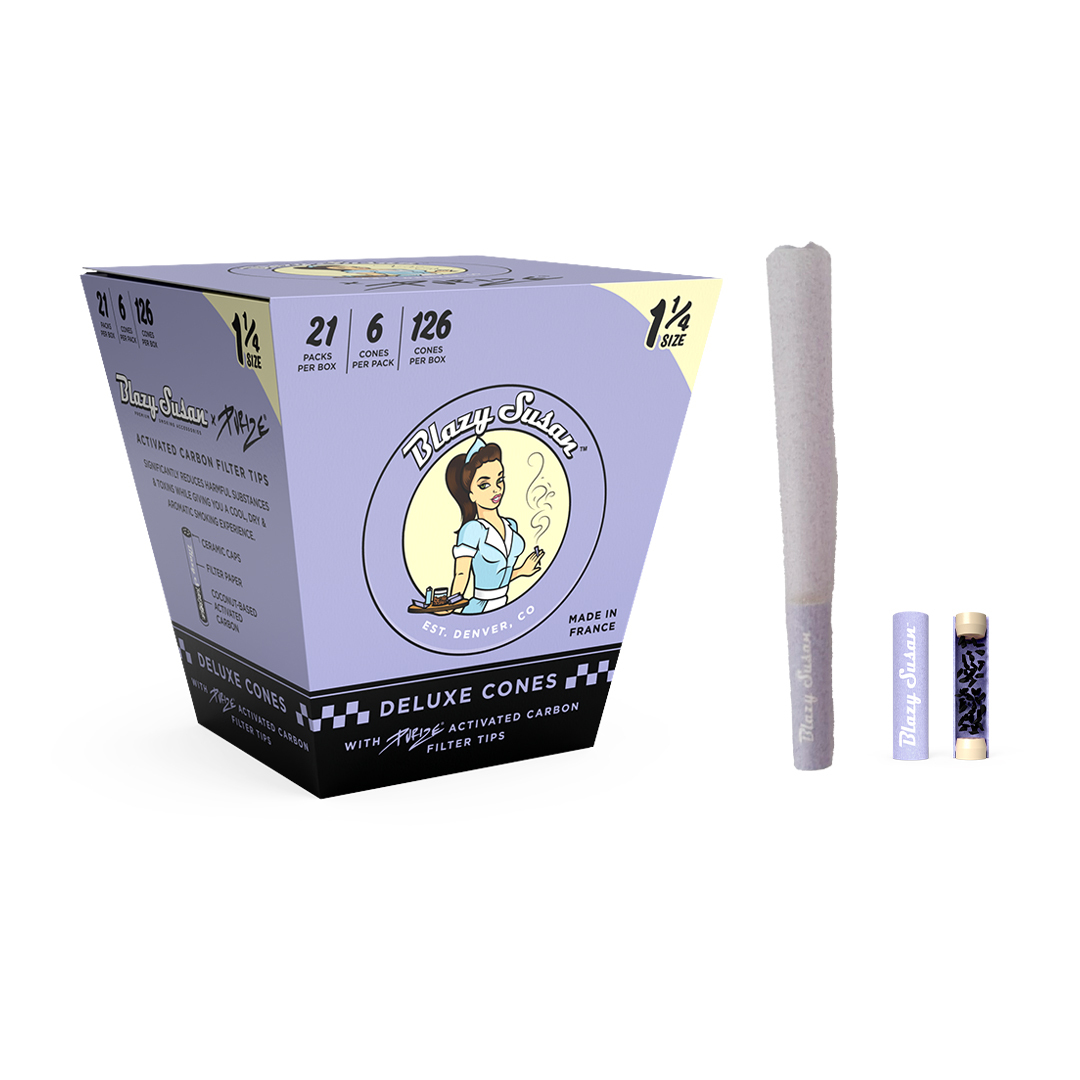 1 1/4 PRE ROLLED CONES - 6 COUNT BY BLAZY SUSAN X PURIZE