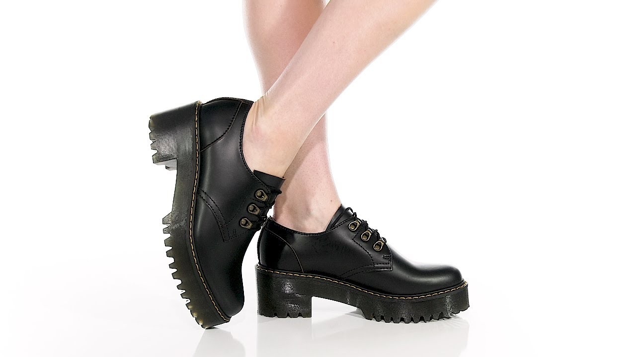 【預購】 K12228002 Dr. Martens Leona Lug Sole Platform Derby (Women)