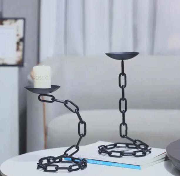 鎖鍊藝術燭台