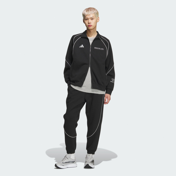 Adidas 愛迪達 Bl Track Top KF3682 男 立領外套 運動外套 休閒穿搭 黑 白 亞版