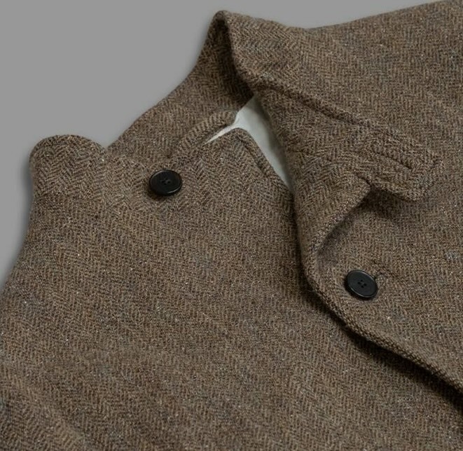 ON SALE: A.PRESSE TWEED HUNTING JACKET - BROWN SIZE 2 PRE ORDER ITEM (預訂中)
