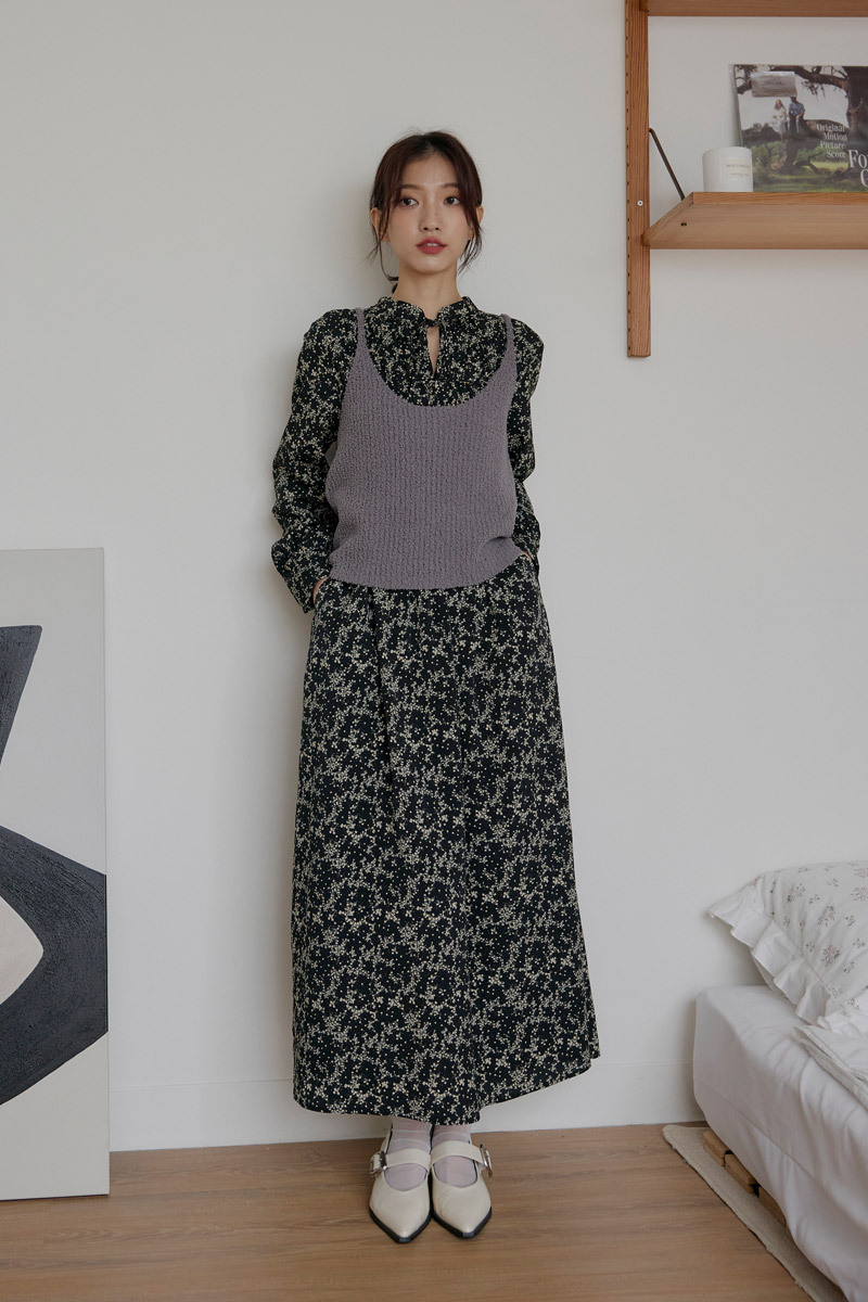 細肩短版毛毛背心