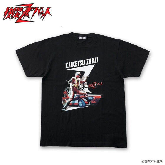 239994 Pbandai 預訂 2026/4月 快傑ズバット　Tシャツ　快傑ズバット＆ズバッカー柄