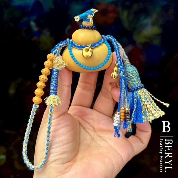 福氣小葫蘆錢袋子吊飾