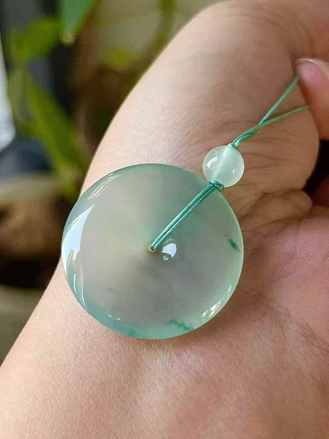 1218324 翡翠平安扣 (26.8mm直徑)