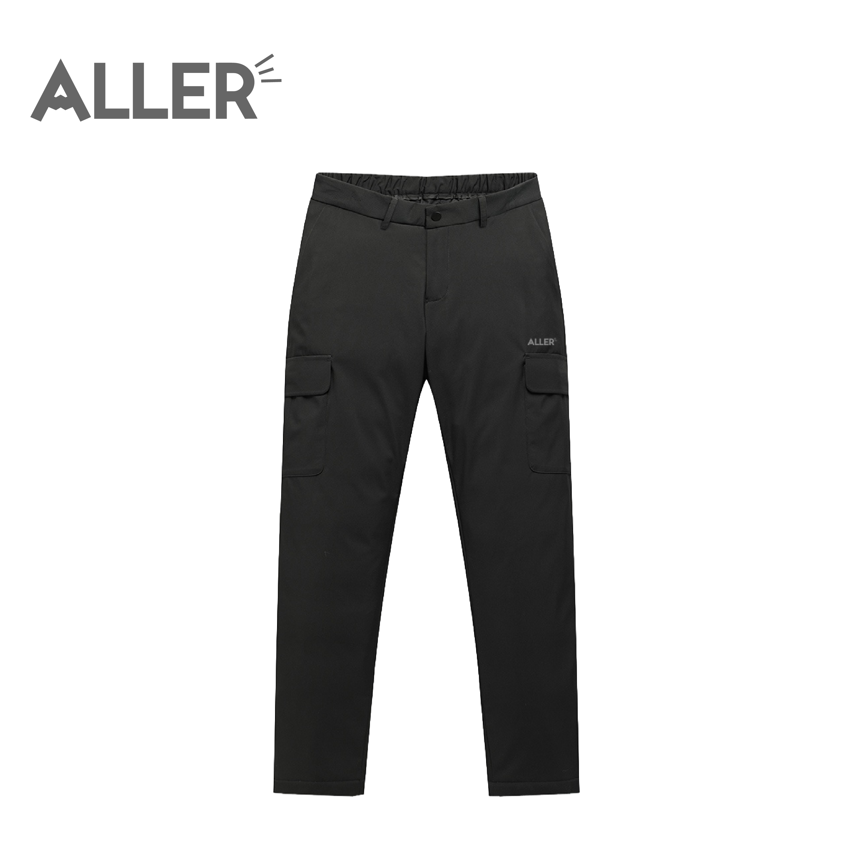 ALLER 側口袋防風保暖羽絨褲 中性款 (黑) 24AL9315U