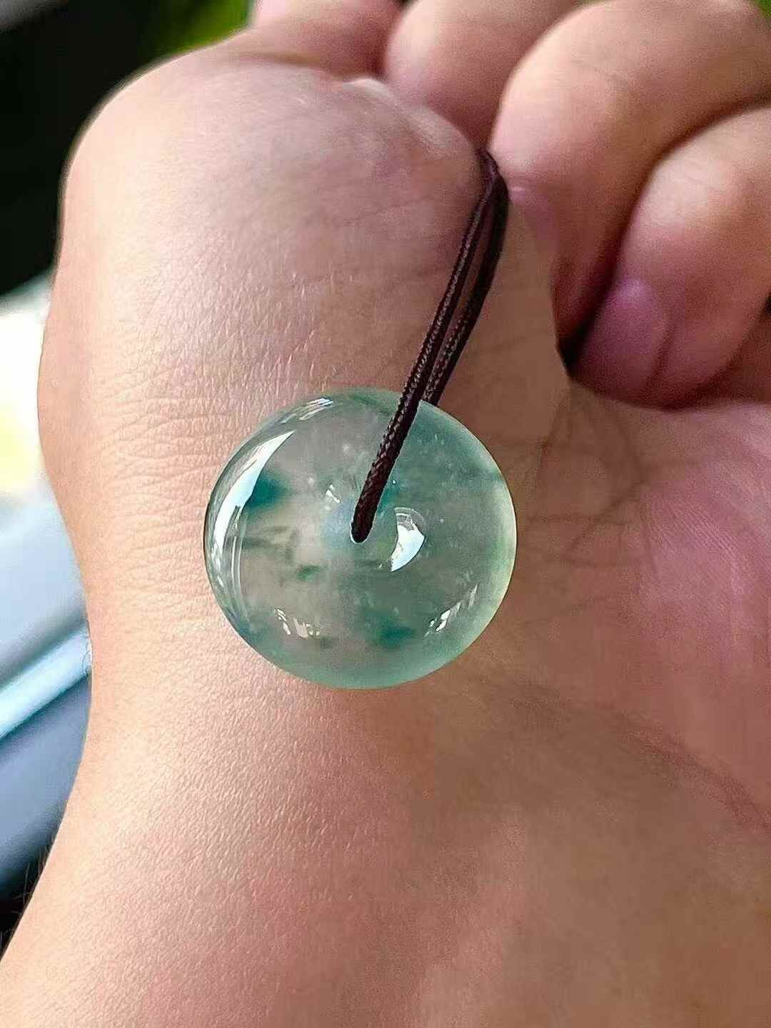 1218347 翡翠平安扣 (19.9mm直徑)