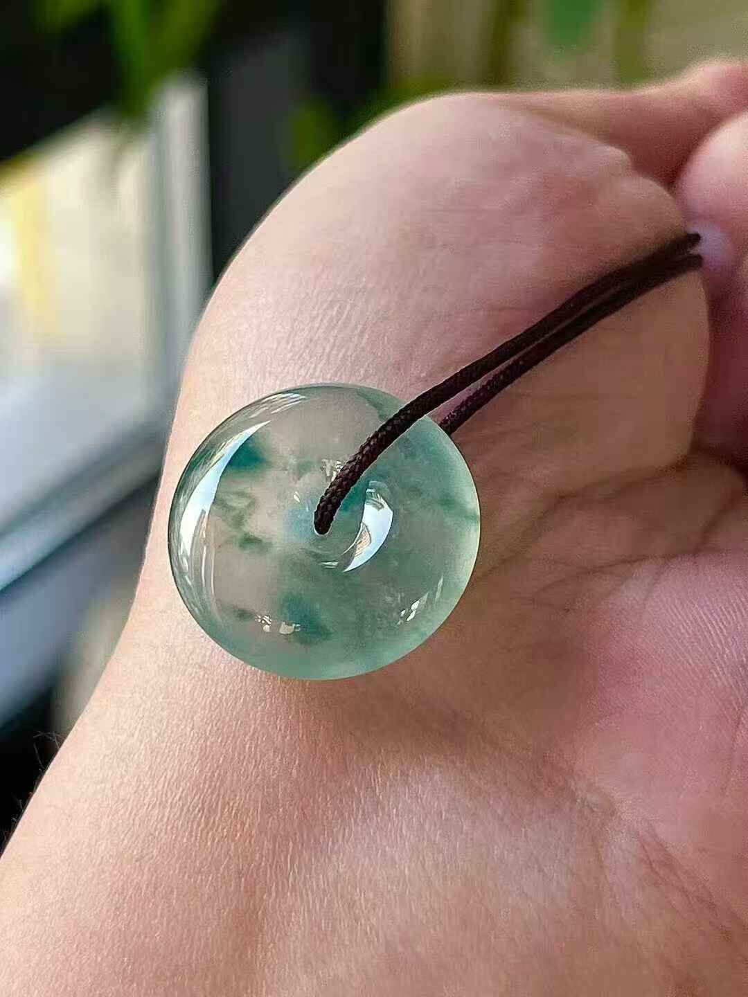 1218347 翡翠平安扣 (19.9mm直徑)