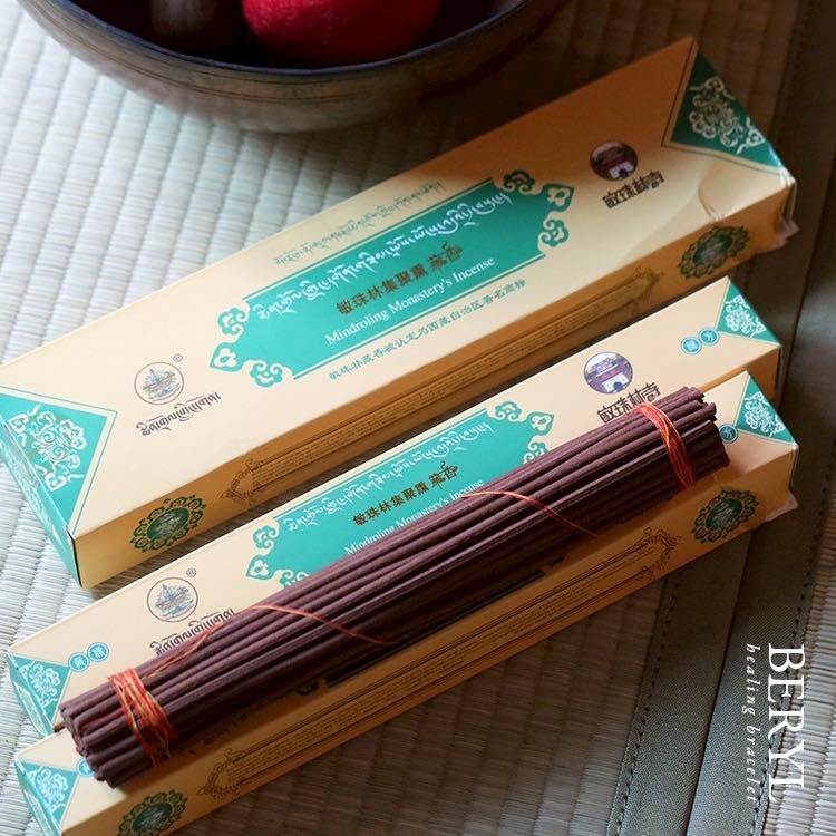 西藏敏珠林寺藏香(事業如意度母香) (綠色盒裝)