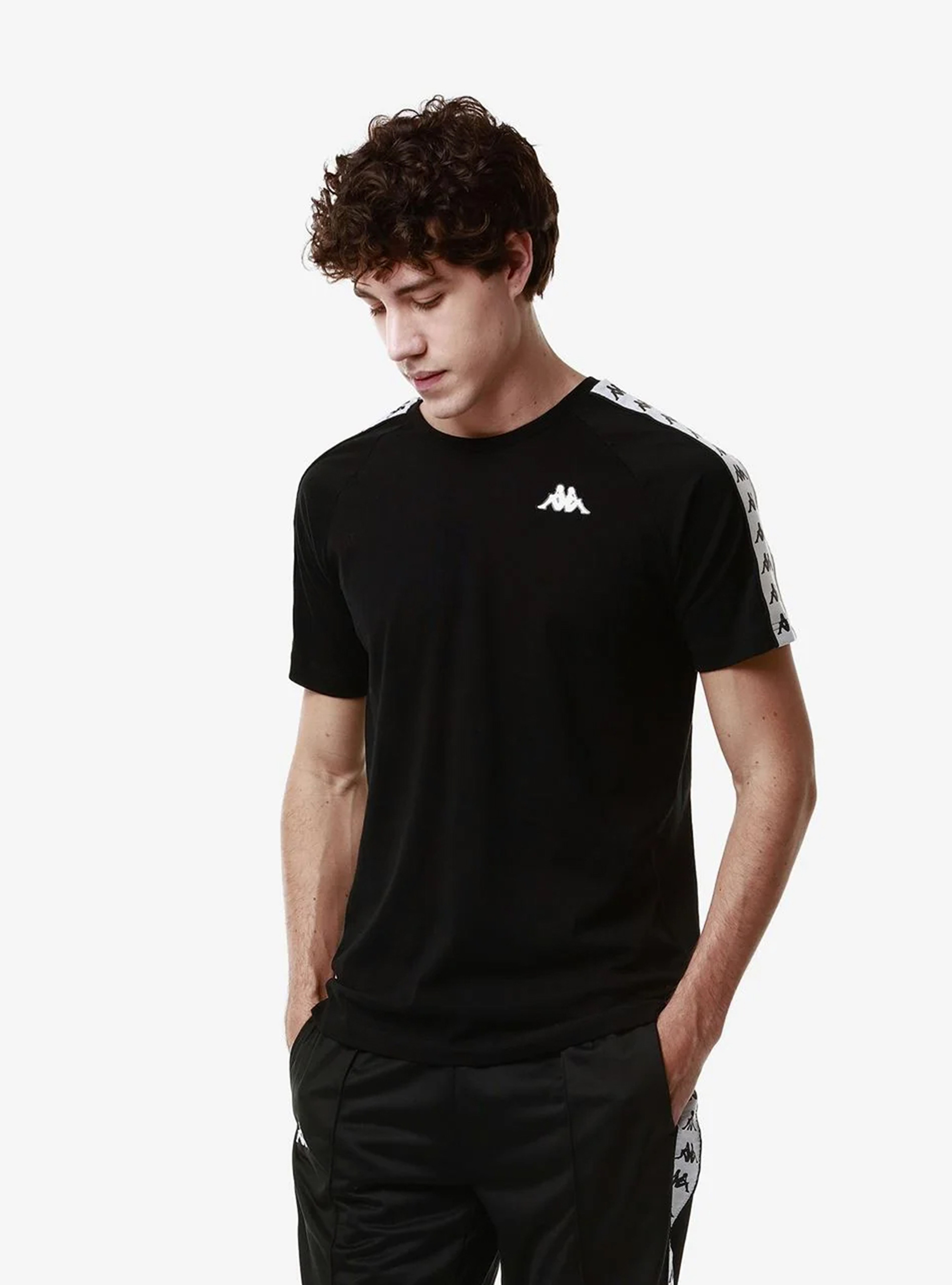 男女適穿 BANDA串標棉質圓領短袖T-Shirt