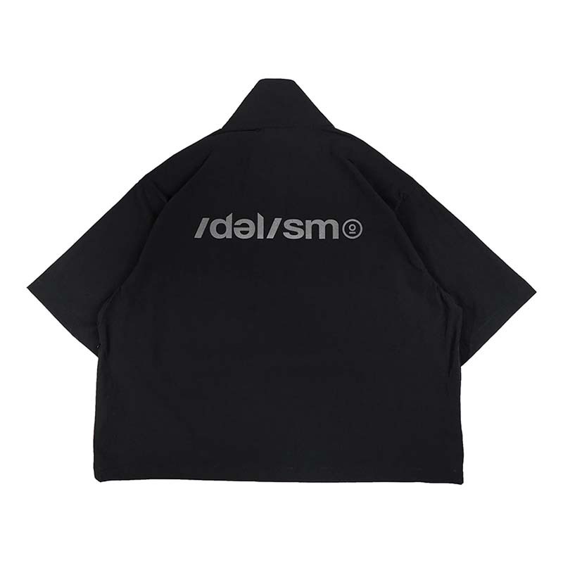 idealism ide/on Blackidon PulloverShirt 尼龍 半拉鍊 襯衫 黑色 ID25990-BK [台灣現貨]