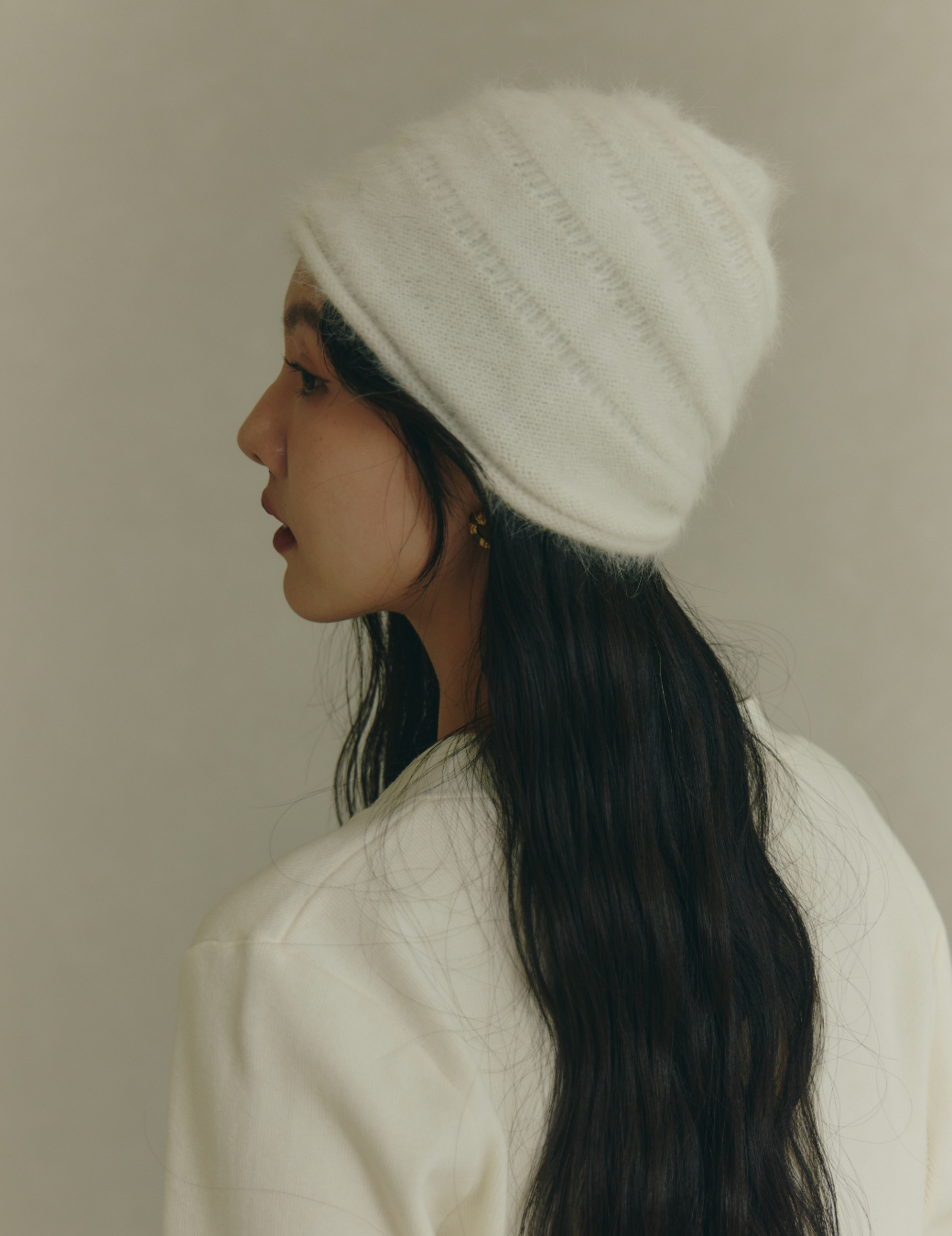 安哥拉絨毛堆堆帽（4色）