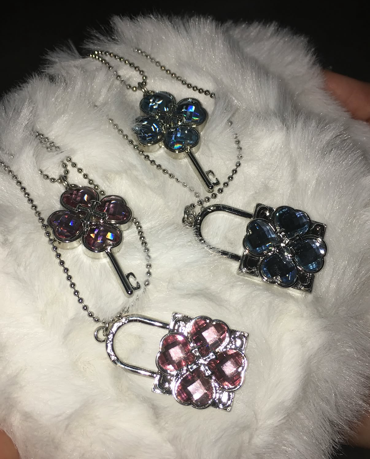 守護甜心頸鏈 (粉紅色）