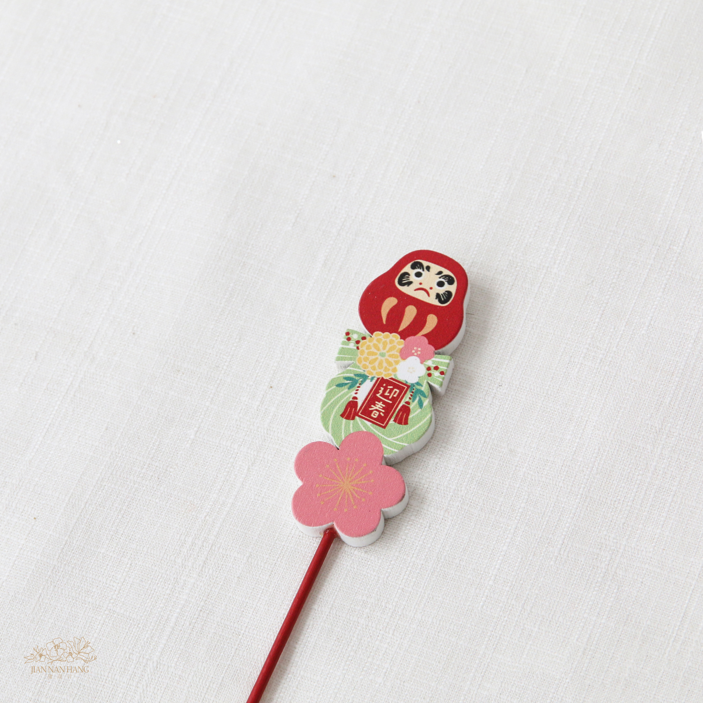 裝飾 木片注連繩造型花插 2款