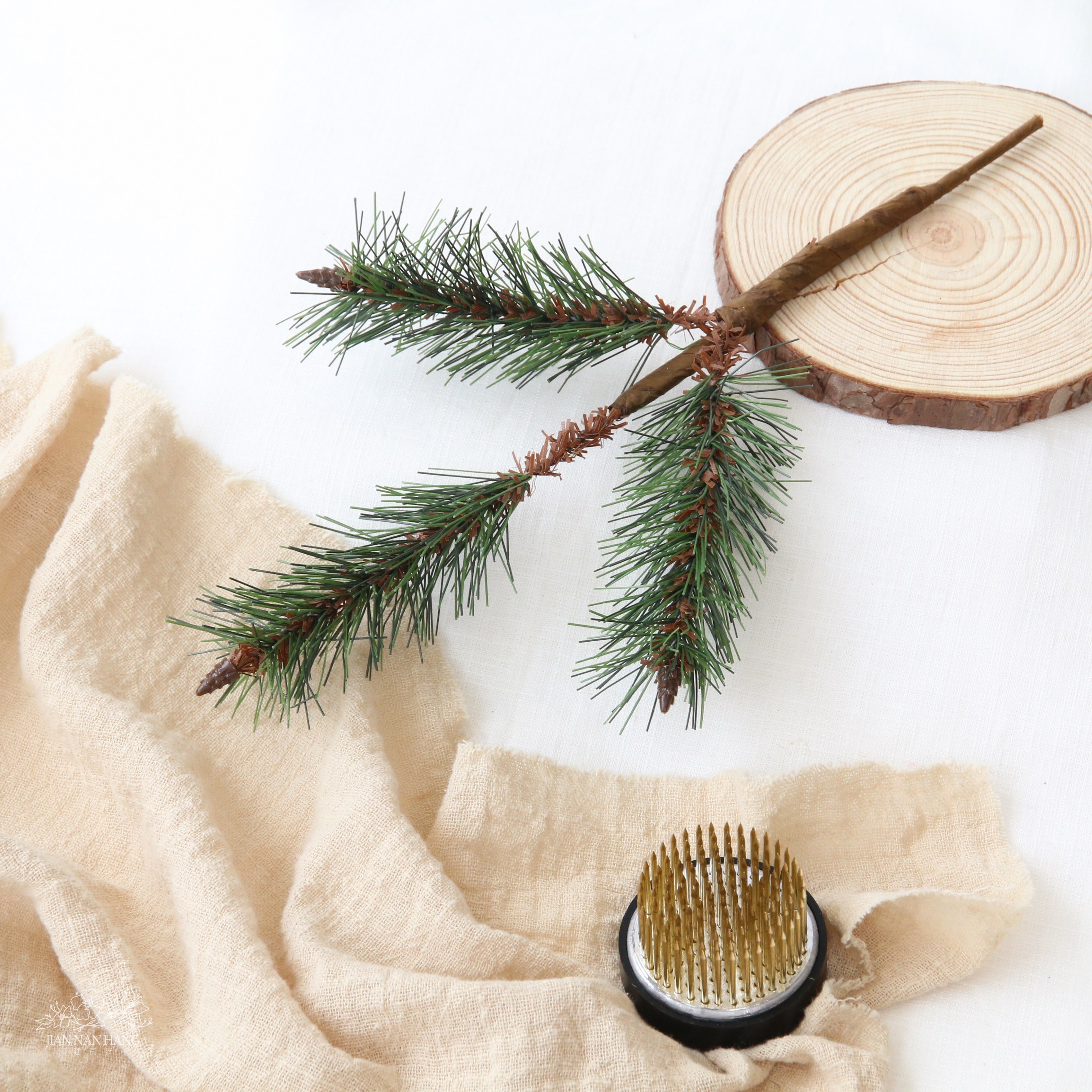 人造葉 松針短枝 綠