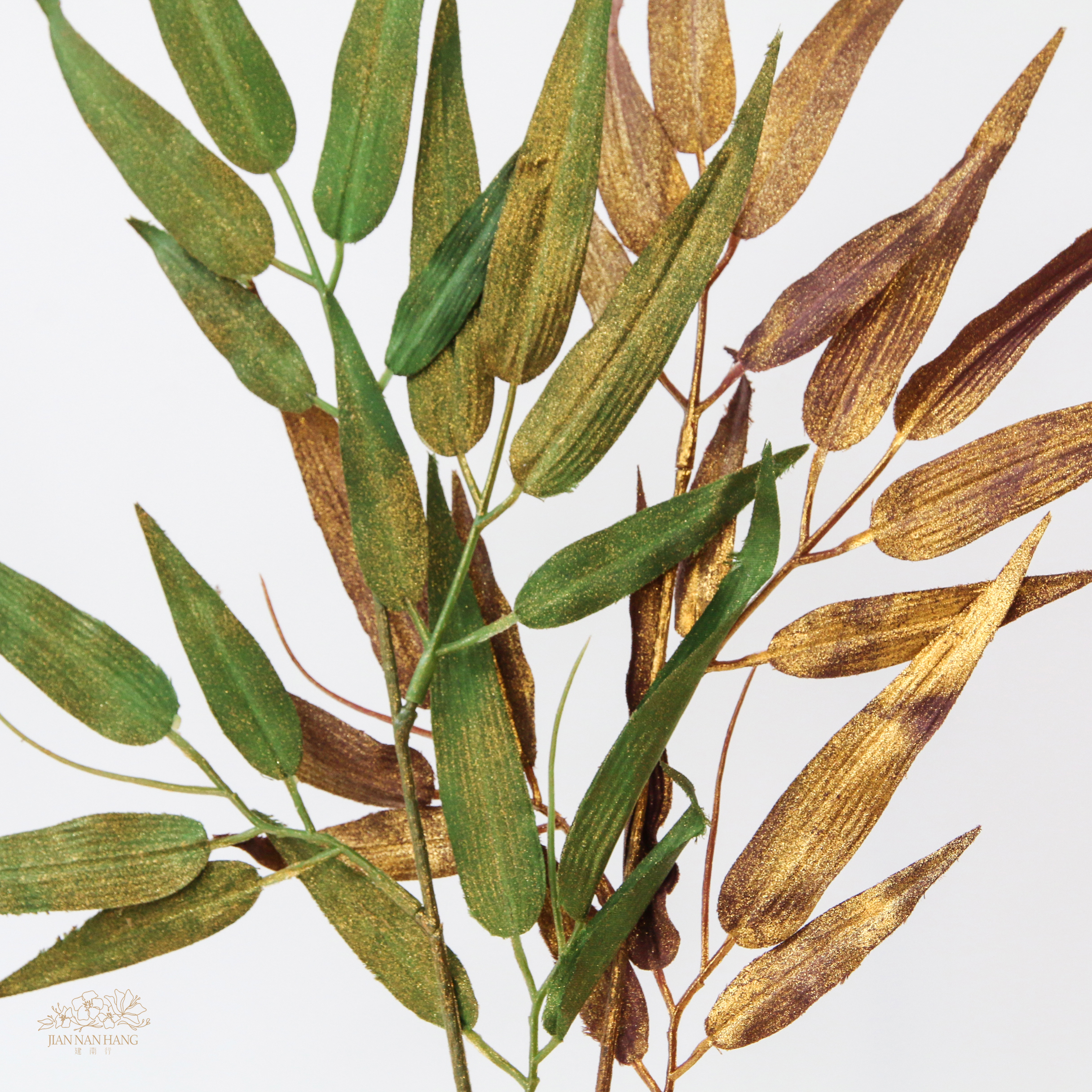 人造葉 竹葉短枝 2色