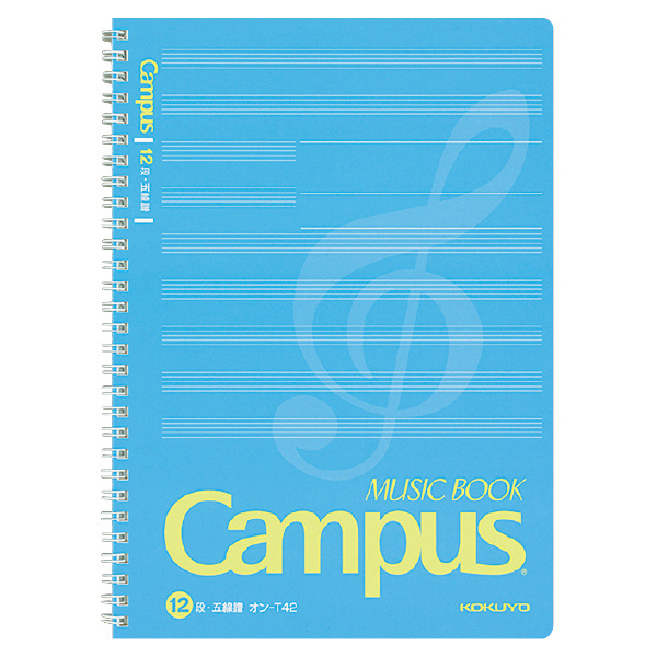 12行 Campus 五線譜筆記本