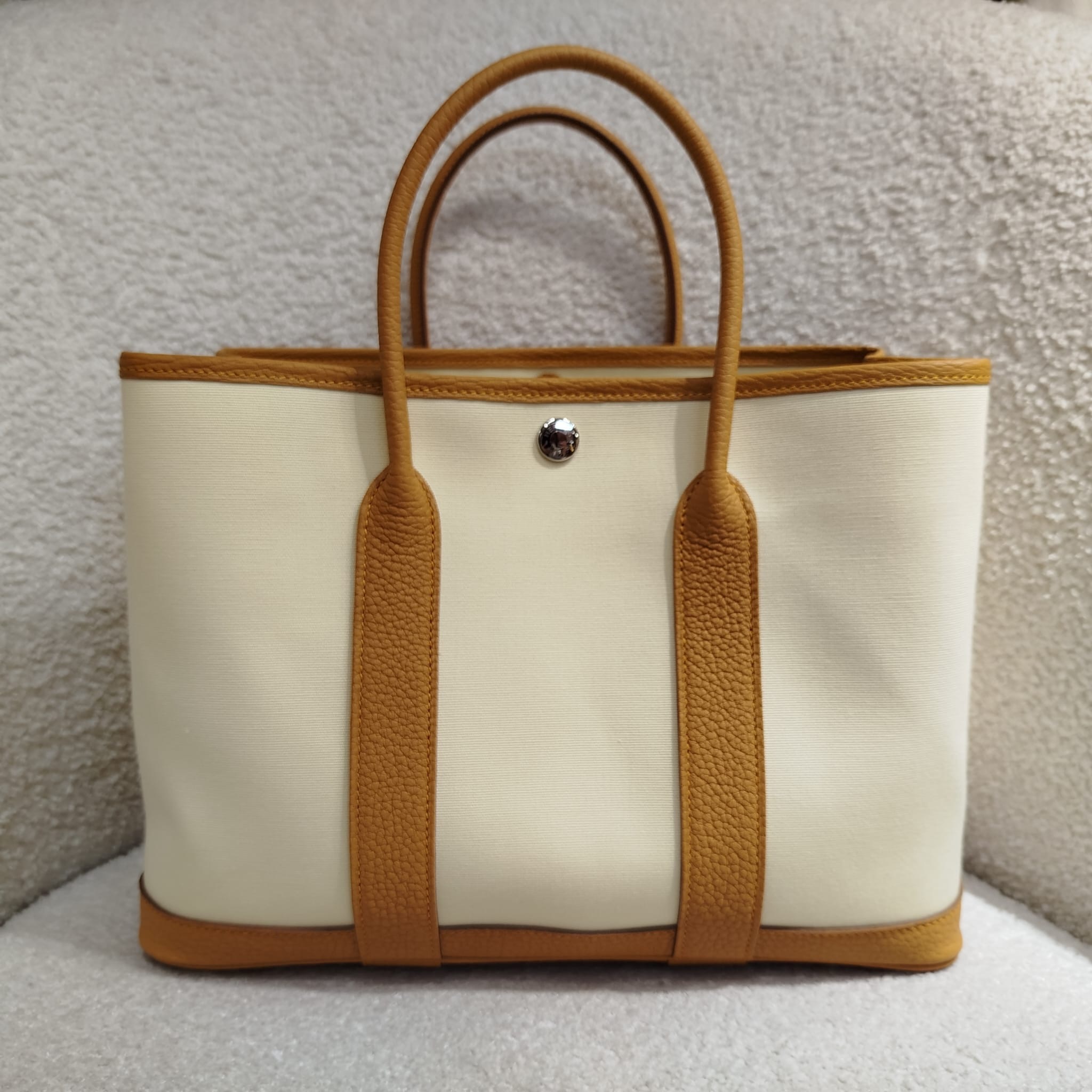 Garden party 30  Y1 vanille / 21 natural sable canvas K