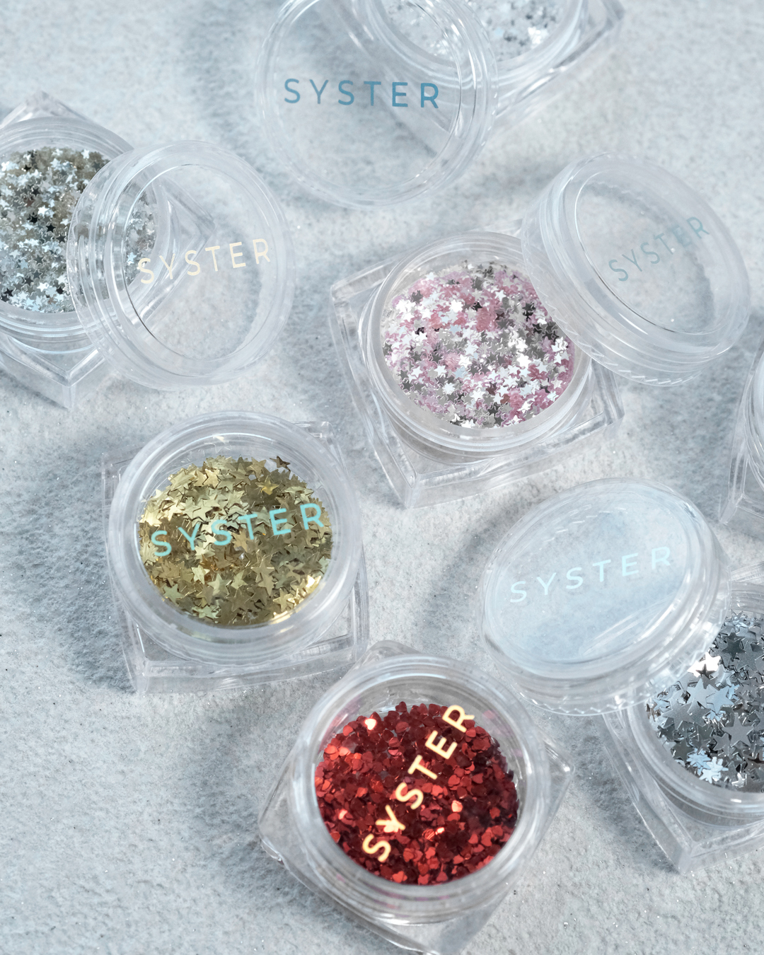 1mm 星星飾物 - 4色