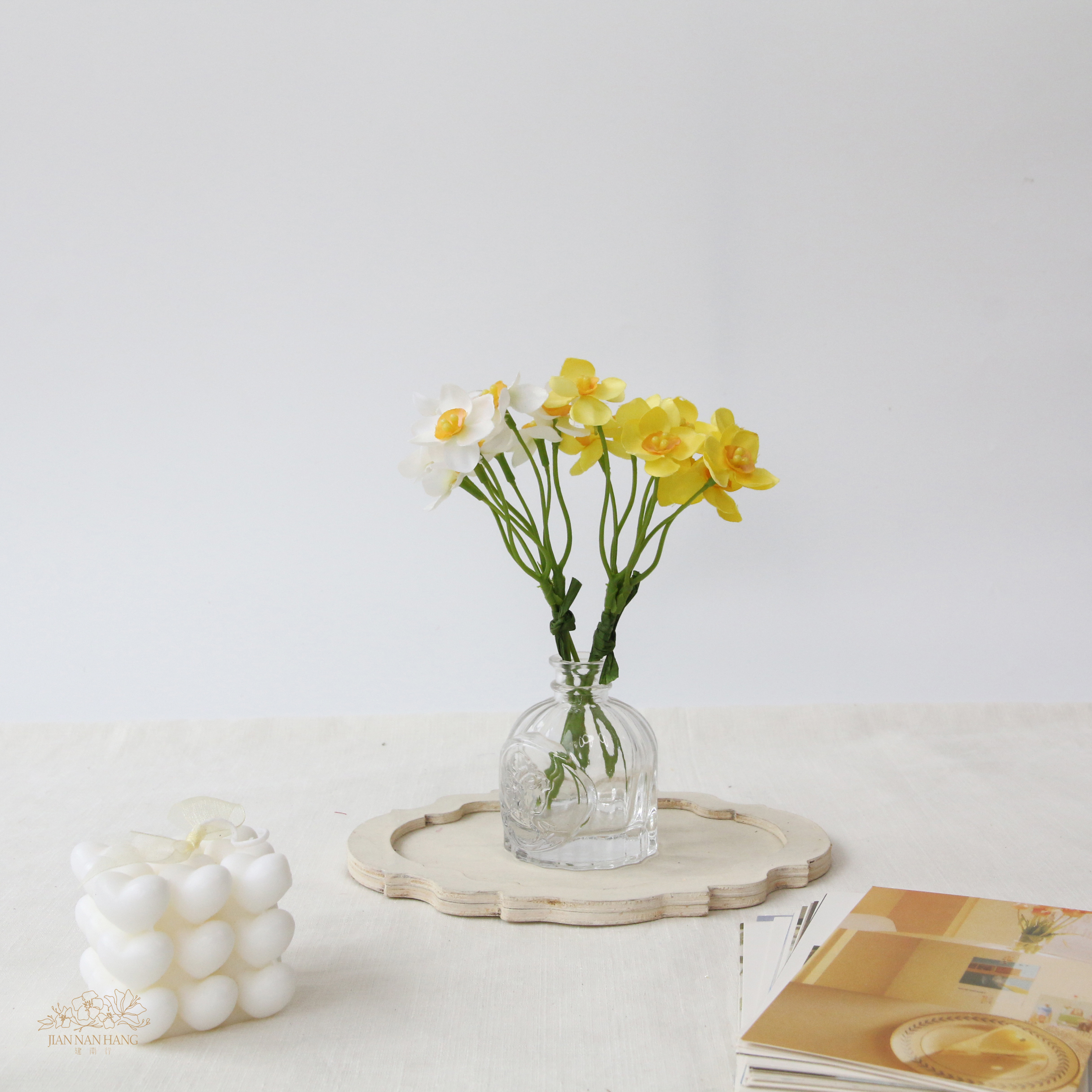 人造花 水仙花 2色