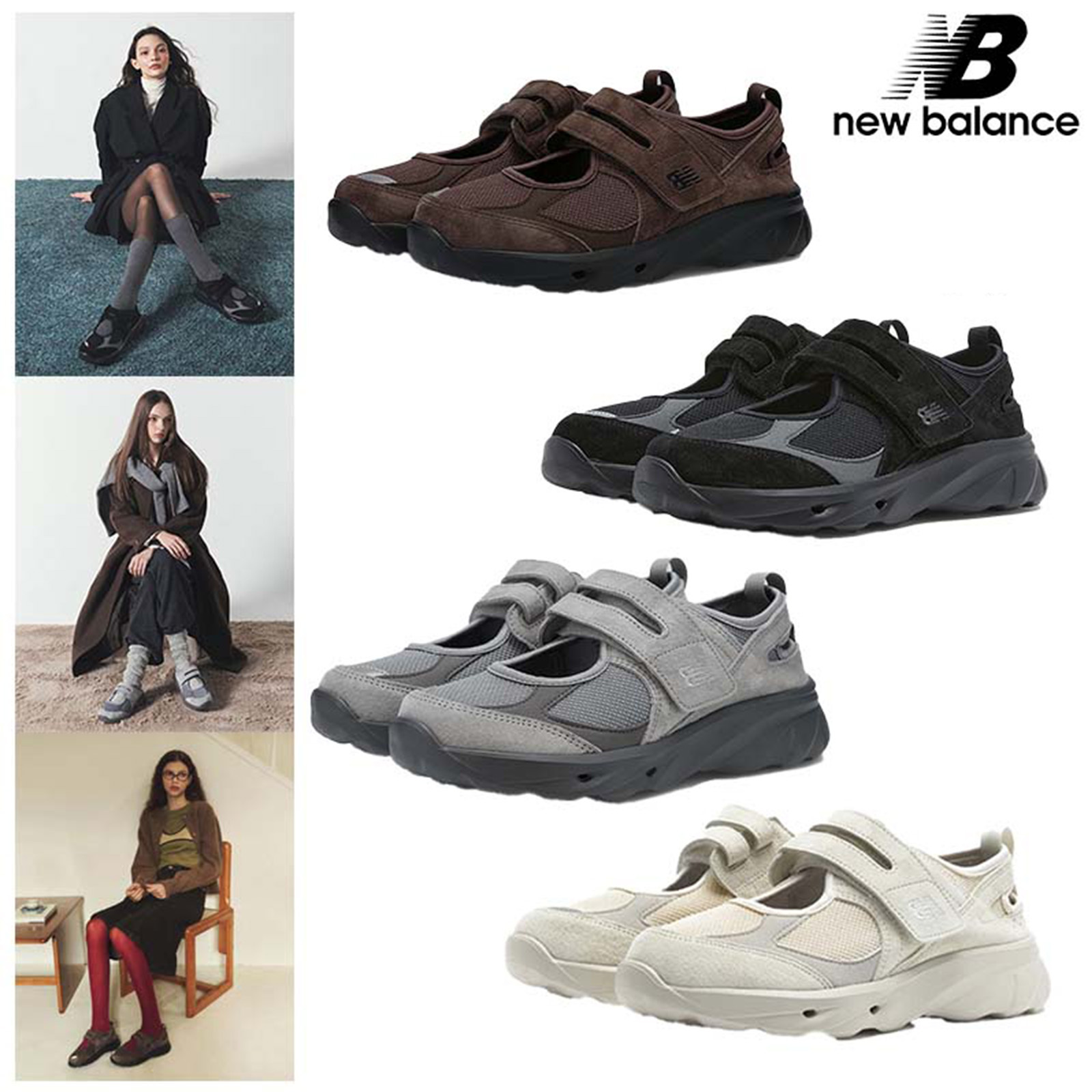 New Balance FW Breeze MARY JANE 瑪莉珍鞋 運動 機能 麂皮 魔鬼氈 涼鞋 SD2203