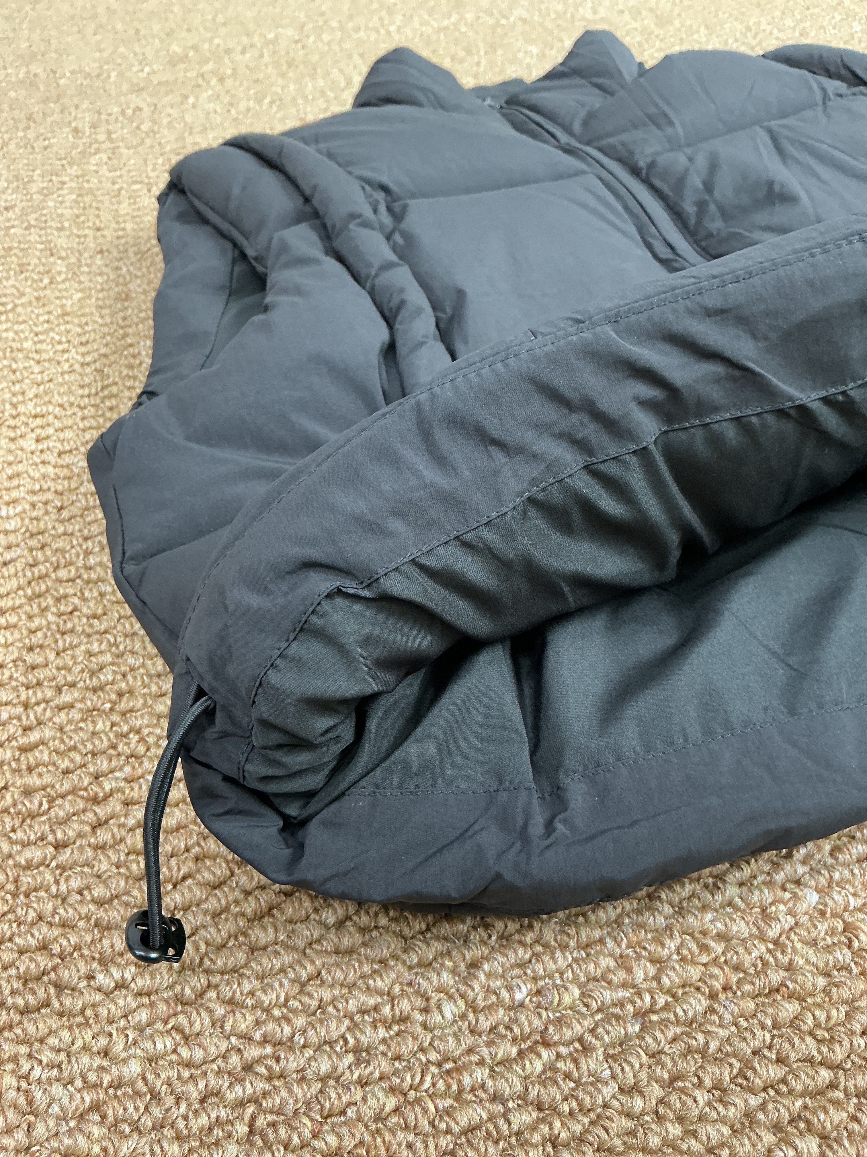 A03933立領分割線鋪棉背心