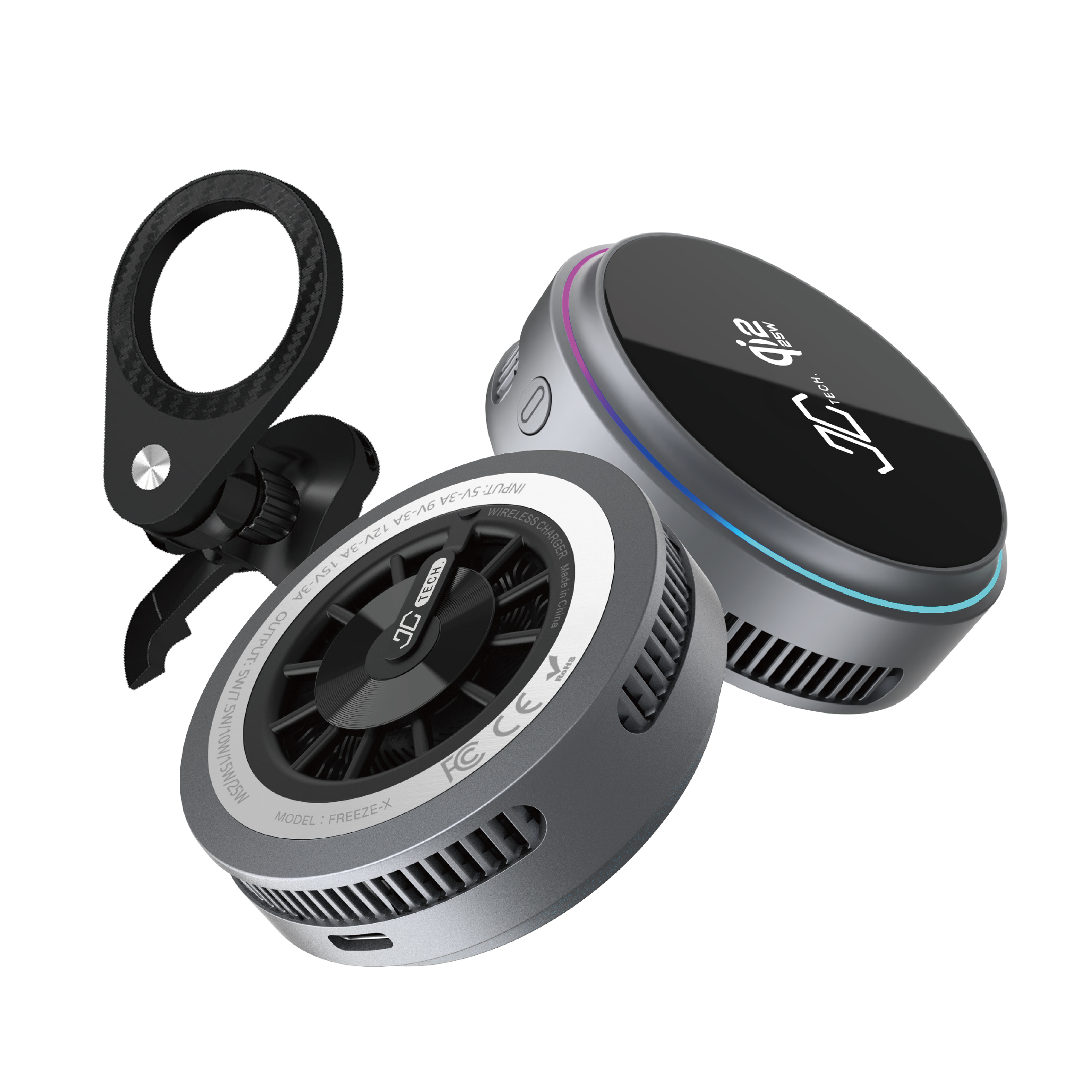 【JC TECH.】FREEZE-X 智冷充 Qi2.2 25w磁吸無線充電器 製冷無線充電器