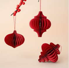 裝飾 新中式燈籠掛件 3入