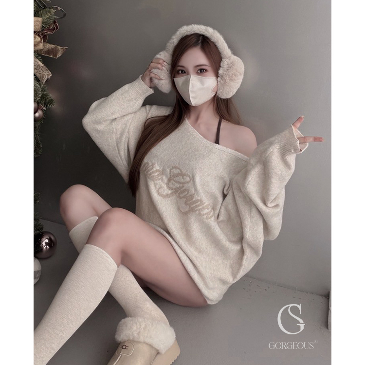 G8474 「可折收納兔毛毛耳罩」