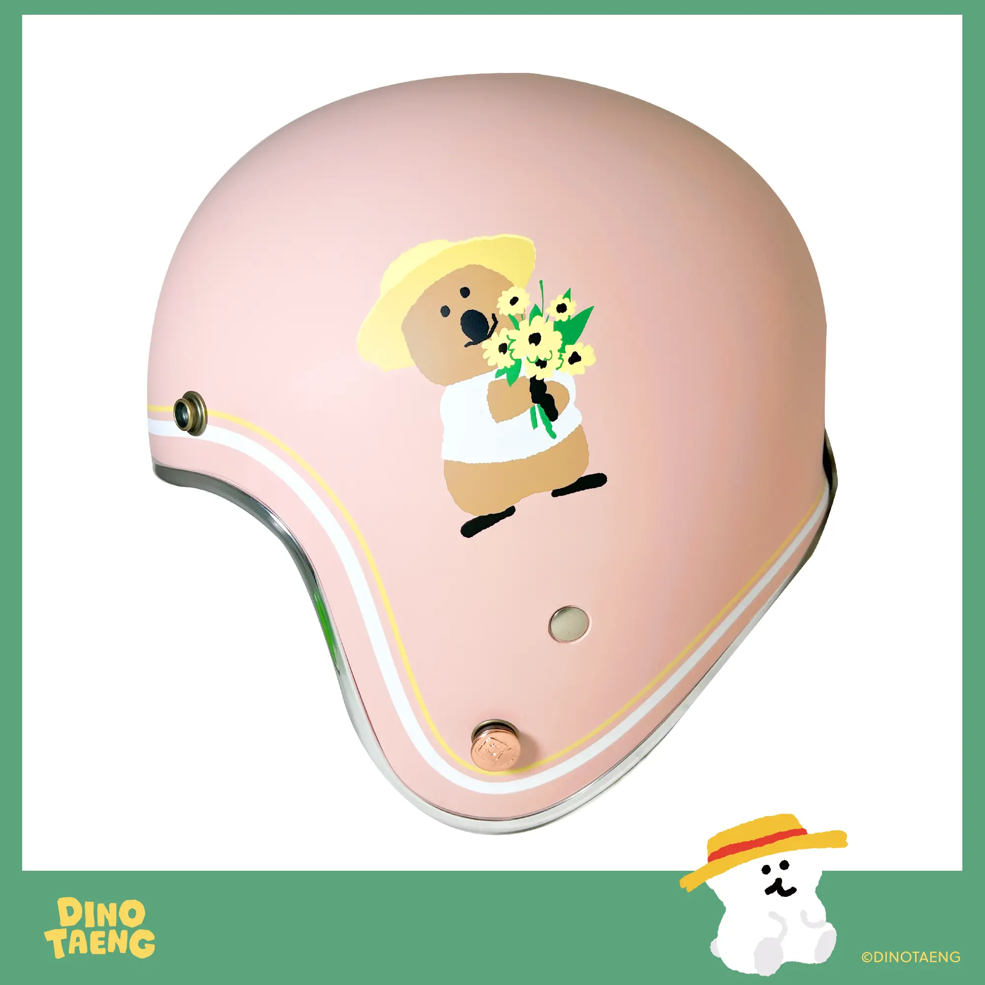 NIKKO N401 #48 DINOTAENG暖萌系列 莓果森林 3/4罩帽款