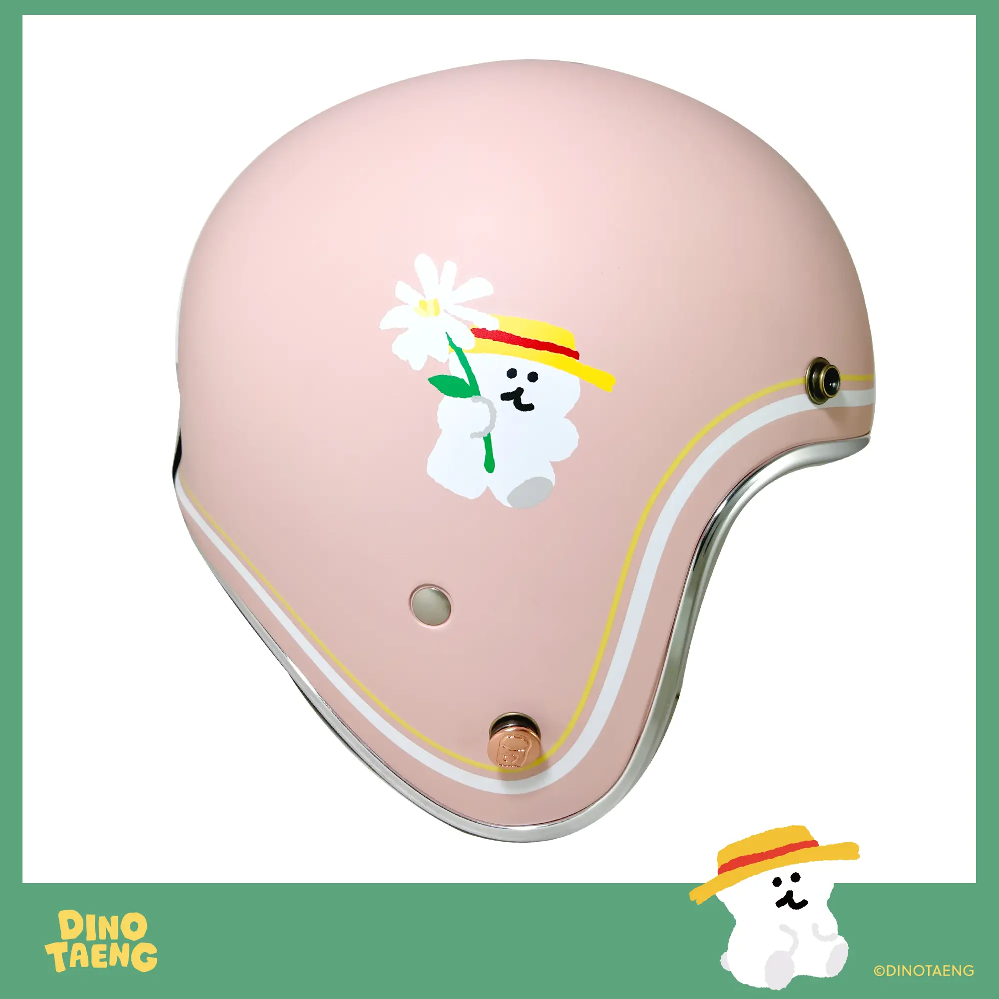 NIKKO N401 #48 DINOTAENG暖萌系列 莓果森林 3/4罩帽款