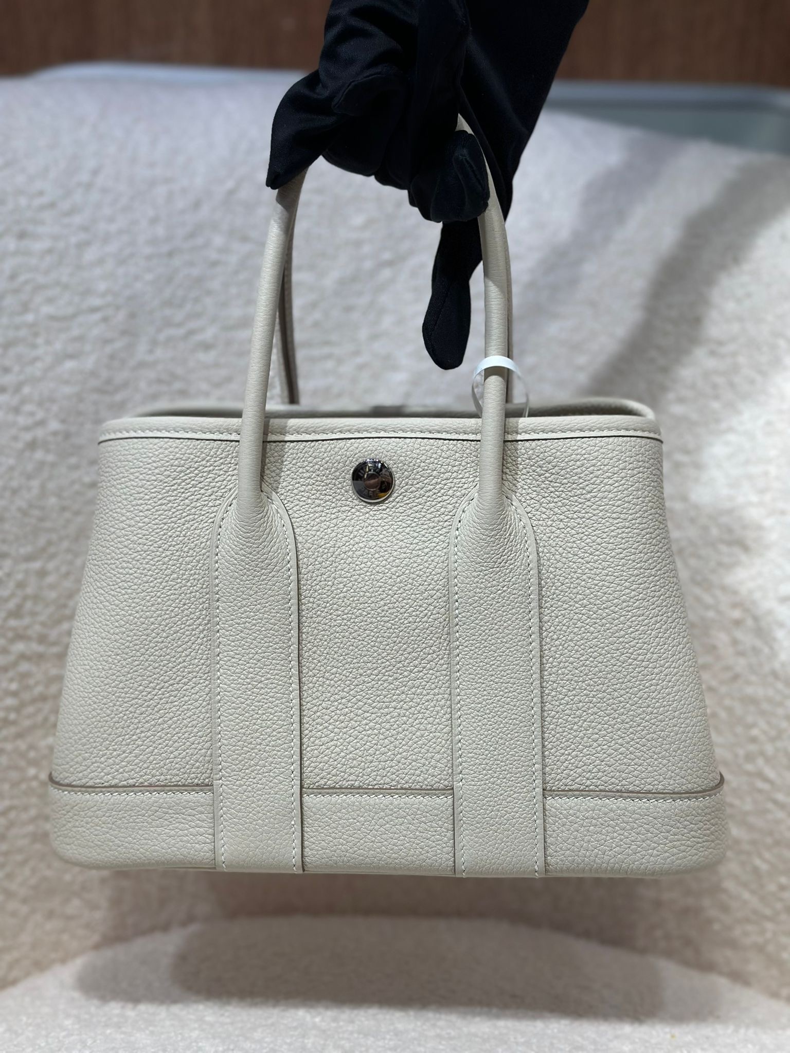 Garden party mini 10 craie leather K