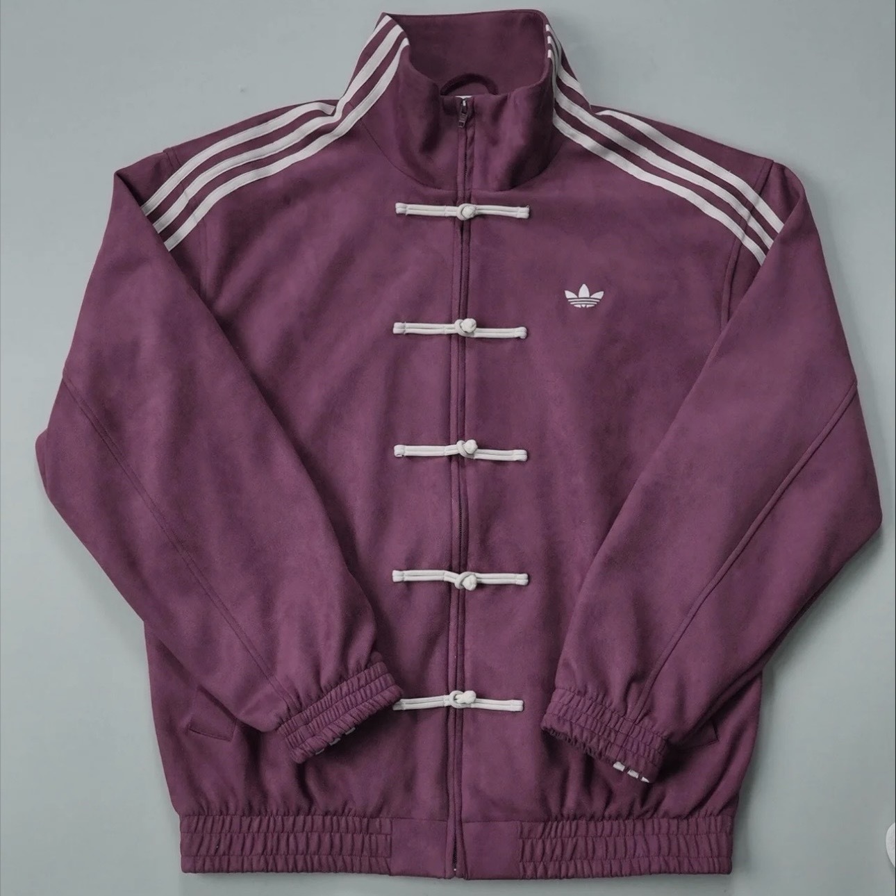 ADIDAS ORIGINALS CTT 3.1 SOFT 葡萄紫 新中式 唐裝 外套 長袖 夾克 愛迪達 KR0293