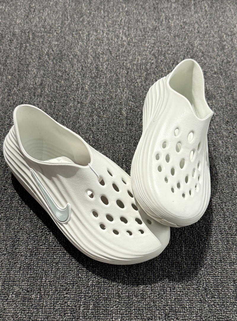 〈海外連線代購〉NIKE REACTX REJUVEN8  Spruce Aura 奶油白 象牙白 泡棉 休閒 防水 涼鞋 拖鞋 恢復鞋【HV5060-005】