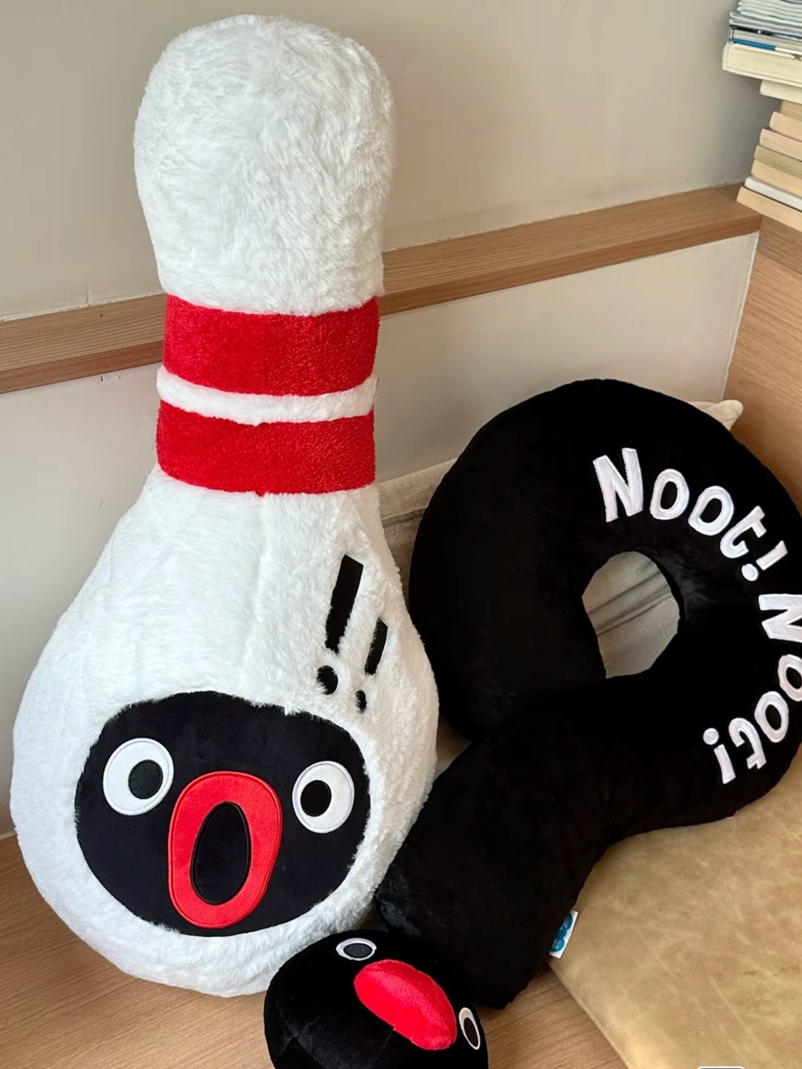 KTQ STORE ‧ 馬克圖布 x Pingu 企鵝 問號與保齡球大型抱枕