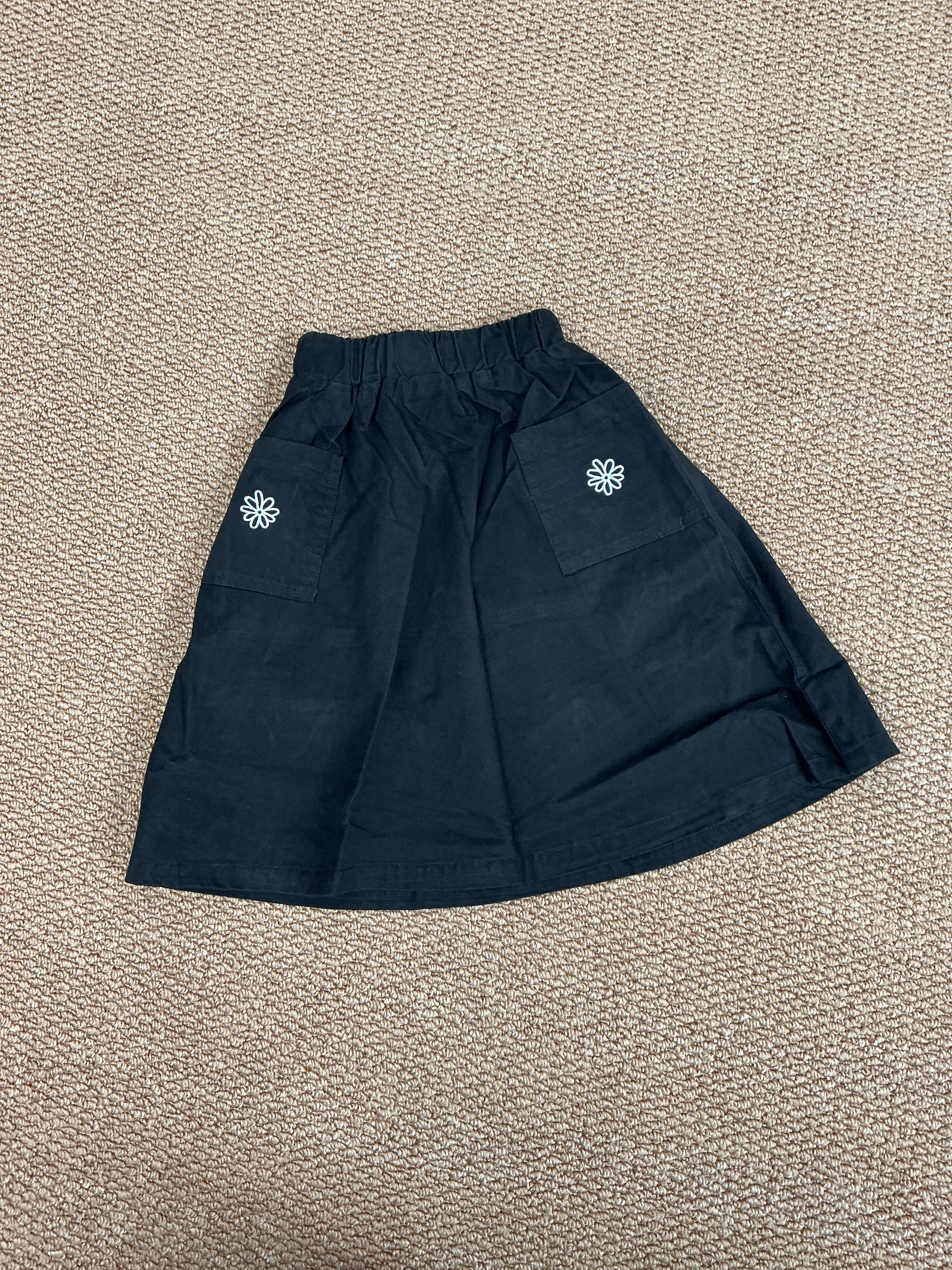 A03943繡花寬褲裙