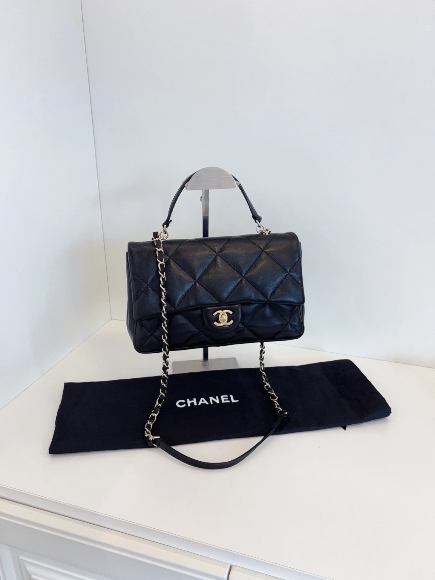 【98新】Chanel CF Handle郵差包