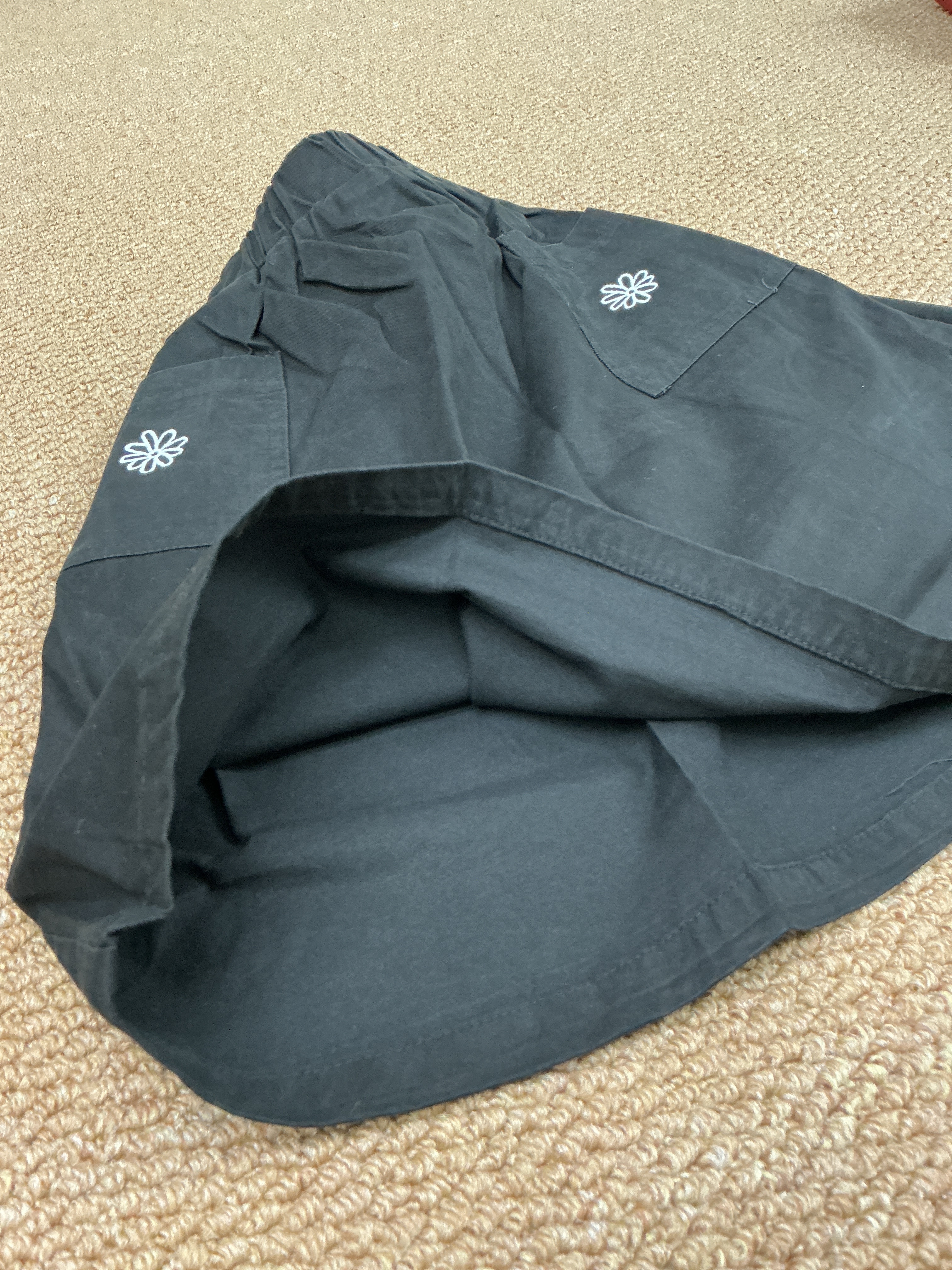 A03943繡花寬褲裙