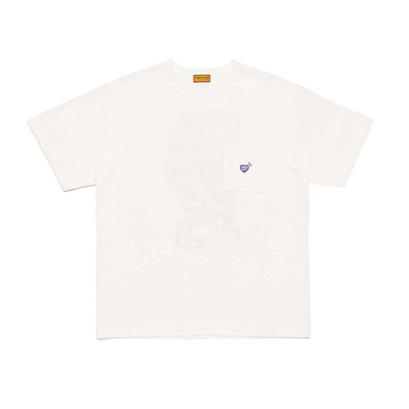 HUMAN MADE HEART POCKET T-SHIRT APGUJEONG 韓國狎鷗亭店 開幕限定 短袖 白色 HUMAN-294 [台灣現貨]