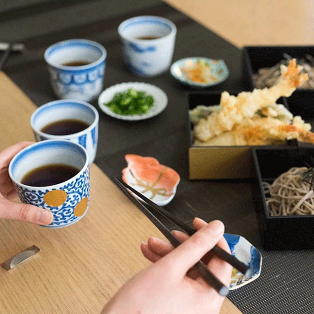 amabro CHOKU豬口杯,蛸棠草,適合搭配蕎麥麵