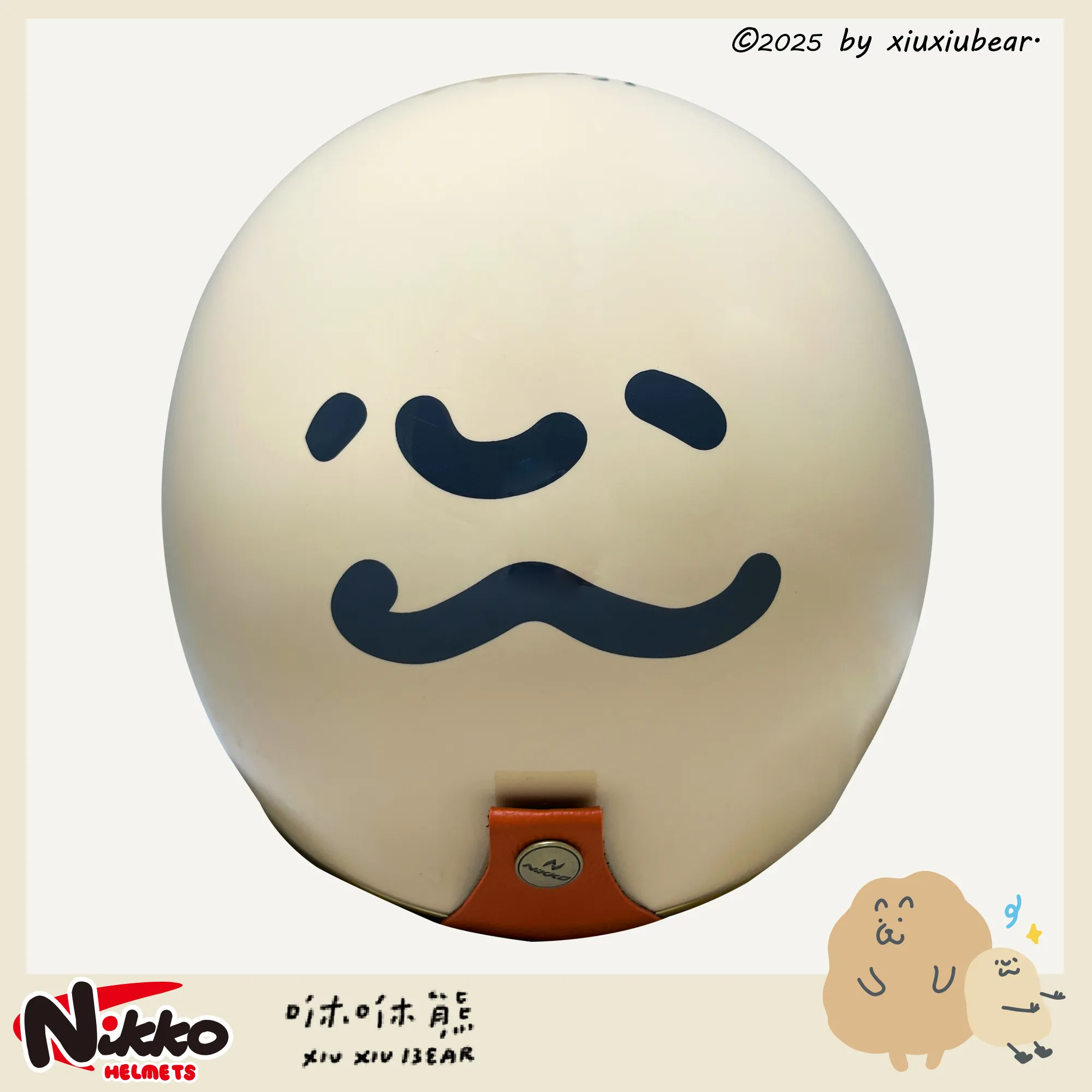 NIKKO N401 #44 霧面薯泥大臉款 3/4罩帽款