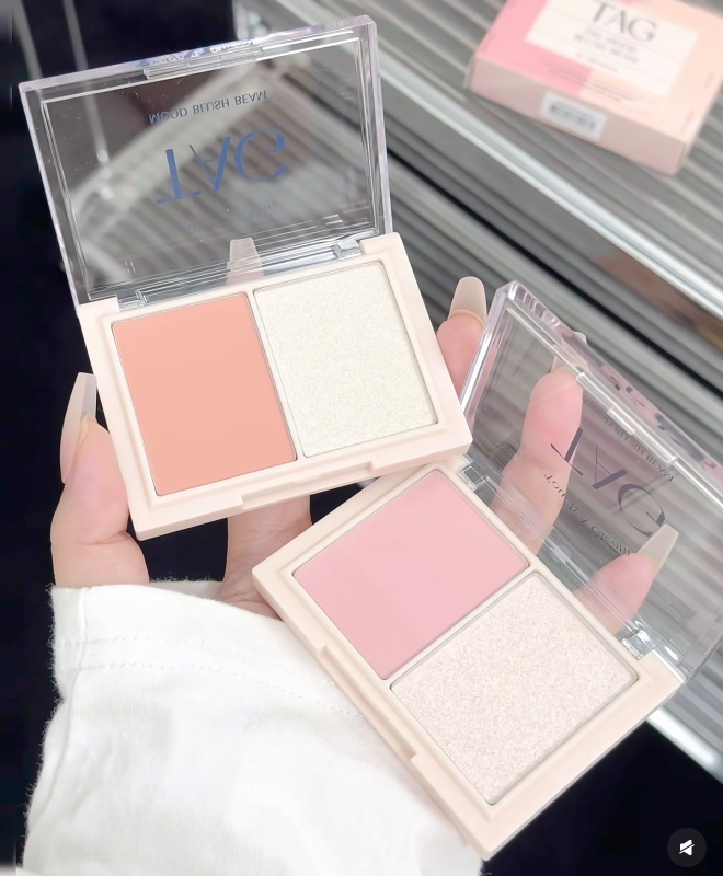 韓國 TAG MOOD BLUSH BEAM 雙色腮紅盤