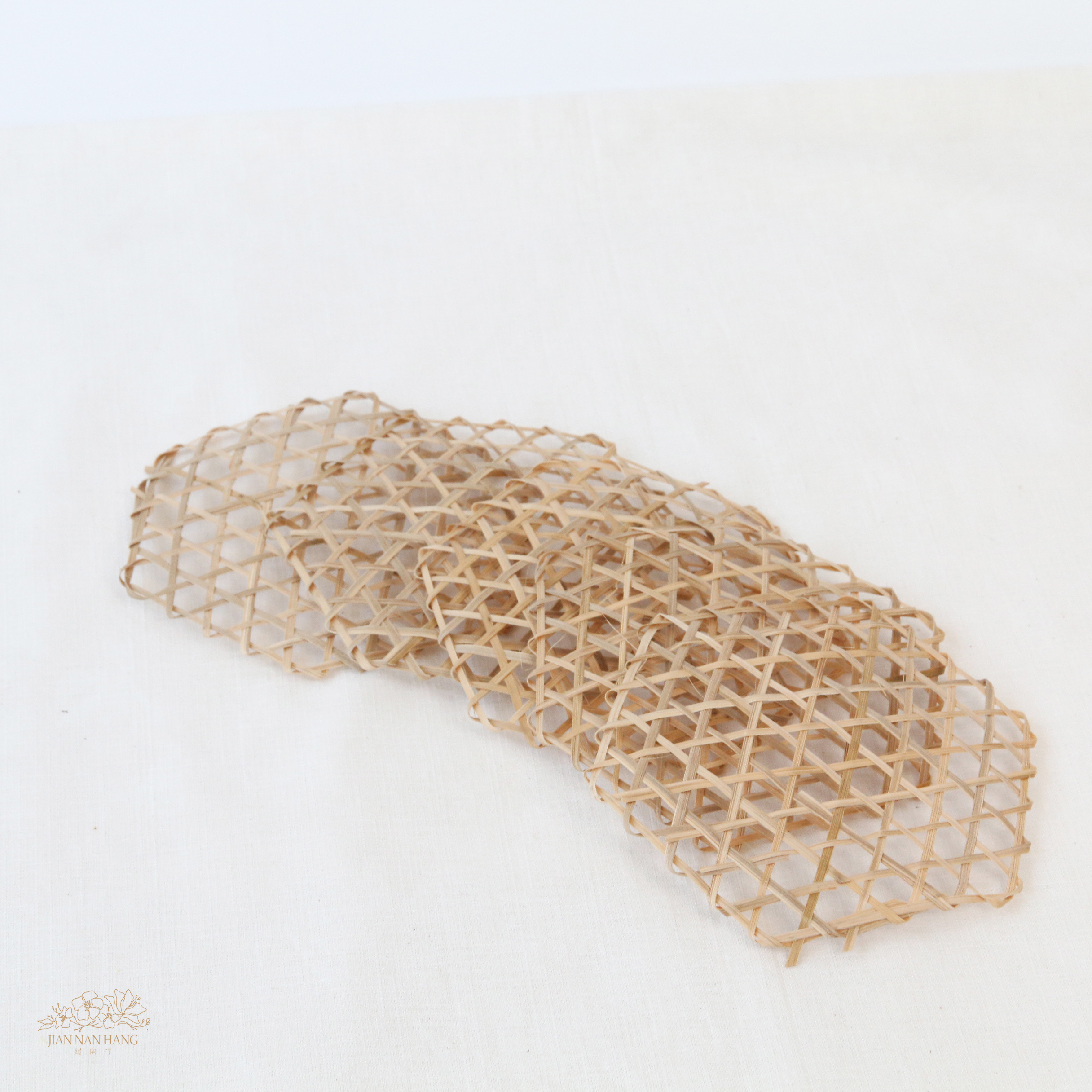 裝飾 六角竹編片 13CM  5入