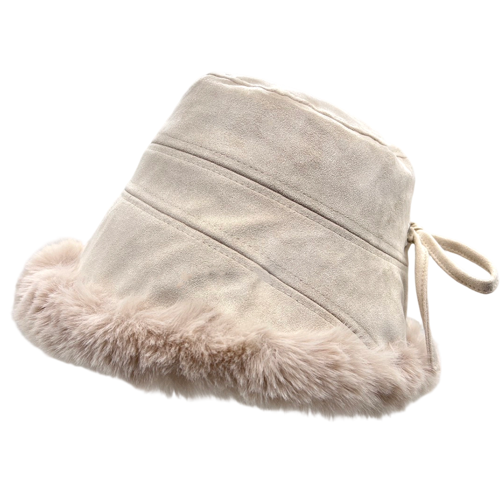 冬日加厚毛絨漁夫帽 女款 (2色) 41JIU2557B