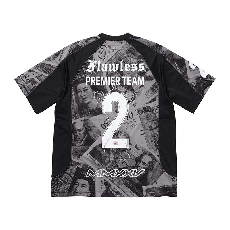 Supreme Pounds Soccer Jersey 黑色 足球衣 短袖 SUP-567 [台灣現貨]