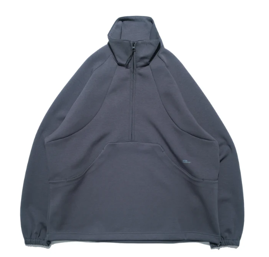 Octo Gambol A25-C02-H Shifted Arc Pullover - Grey